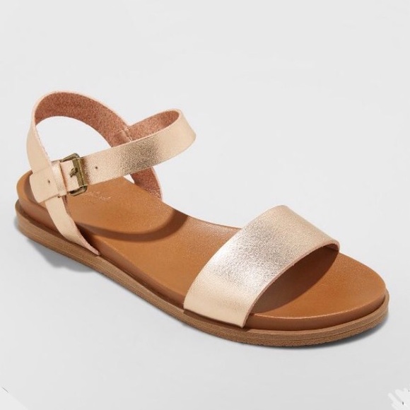 Universal Thread Shoes - Universal Thread Nyla Ankle Strap Sandals, NWT